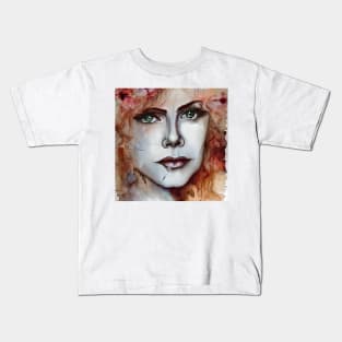 watercolor sketch  of Nicole Kids T-Shirt